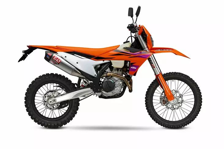 Yoshimura Slip-On KTM 500EXC-F/350EXC-F 2024 RS-12 Stainless w/ Alu muffler - Komplett avgassystem - D492690 - 1