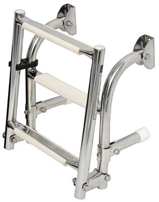 S.S transom ladder 3 steps - Stegar - D80641 - 2