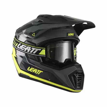 Leatt Hjälm + Goggles ADV 7.5 Hi-Viz Gul - Skoterhjälmar - D503591 - 2