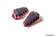 Puig Footrests Hi-Tech Trail Right/Left C/Red - Fotpinnar - D184401 - 1