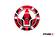 Puig Fuel Cap Cover Mod. Radical Kawasaki C/Red - Dekaler - D185181 - 1