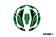Puig Fuel Cap Cover Mod. Radikal Kawasaki C/Green - Dekaler - D186191 - 1