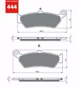 GOLDFREN Bromsbelägg 444 Ceramic Carbon S33 - Bromsbelägg - D510821 - 1