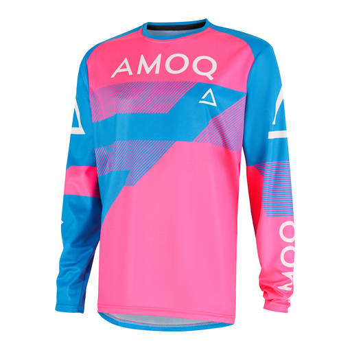 AMOQ Ascent Strive V2 Crosströja Ljusblå-Rosa - Tröjor Offroad - D471291 - 1