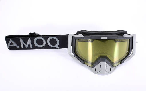 AMOQ Aster Skoterglasögon Svart-Grå Gul - Goggles - D379831 - 1