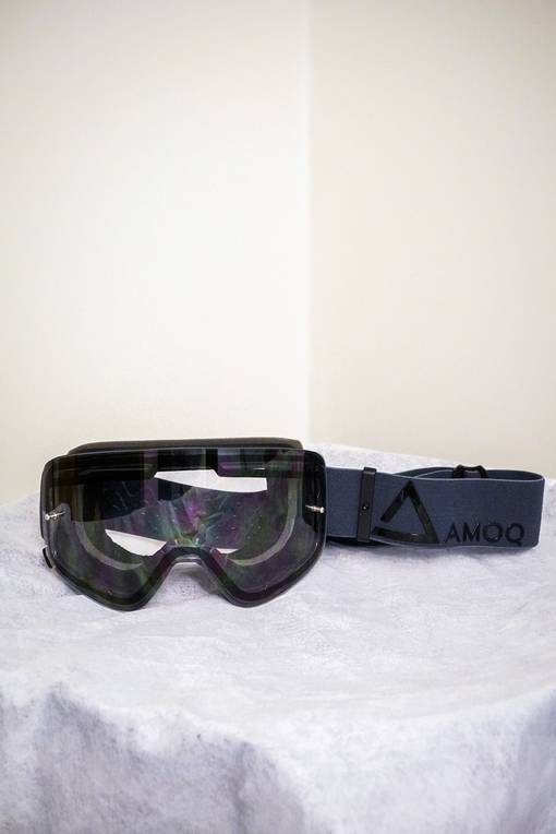 AMOQ Vision Magnetic Crossglasögon Dark Grey-Black - Clear - Goggles Onroad - D417461 - 1