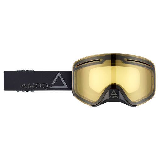 AMOQ Vision Vent+ Magnetic Skoterglasögon Blackout - Yellow - Goggles - D427781 - 1