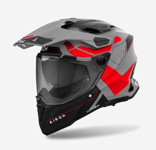 Airoh Hjälm Commander 2 Reveal Röd Fluo Matt - Skoterhjälmar - D474461 - 1