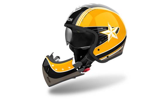 Airoh Hjälm J 110 Command Yellow Gloss - Skoterhjälmar - D474011 - 1