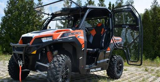 DFK Komplett värmehytt med torkare/spolning Polaris General 2016- - Ram- & chassidelar - D418261 - 1