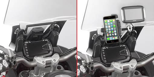 GIVI Fäste för mobilhållare till Multistrada 950/1200/1260 2015- - GPS & Tillbehör - D179911 - 1