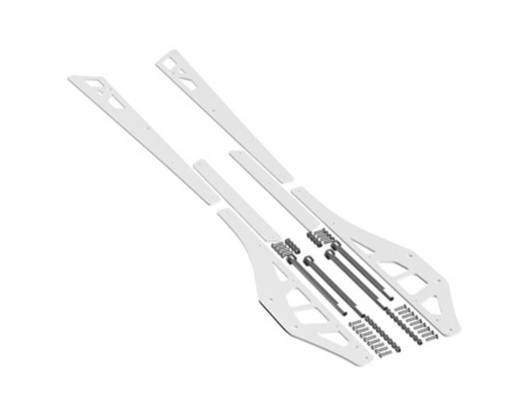 ITEK Förstärkningskit till boggieskenor Vit Polaris Axys Matryx 155" - Boggieförlängningar - D257521 - 1