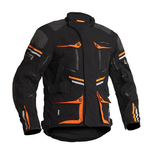 Lindstrands Textiljacka Sunne Svart/orange - Jackor Onroad - D354021 - 1