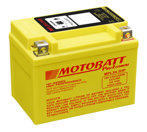 Motobatt lithium akku MLX4U Max-HP - Batteri & Laddning - D466651 - 1