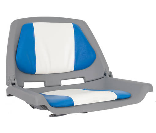OS FISHERMANS SEAT FOLDING PADDED BLUE/WHITE - Bord & Stolar - D130681 - 1