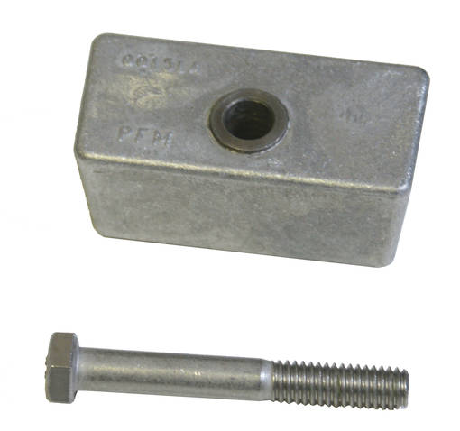 Perf metals anod växelhus Johnson/Evinrude 155-300HP - Tillbehör - D77251 - 1