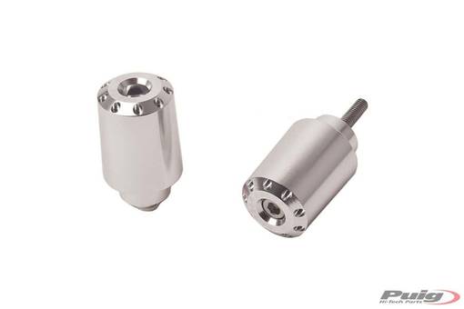 Puig Bar End Aluminum Bmw R Nine T 14' C/Silver - Styrtillbehör - D184321 - 1