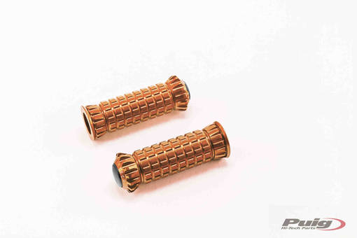 Puig Footpegs R-Fighter Piloto Rig/Left C/Orange - Fotpinnar - D185881 - 1