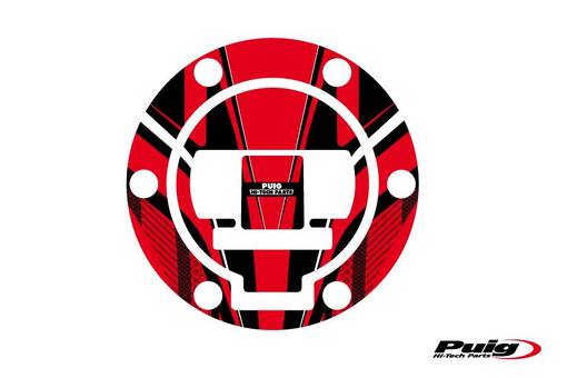 Puig Fuel Cap Cover Mod. Radical Bmw C/Red - Dekaler - D183811 - 1