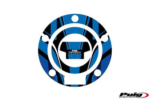 Puig Fuel Cap Cover Mod. Radical Yamaha C/Blue - Dekaler - D183301 - 1