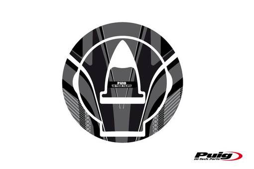 Puig Fuel Cap Cover Radical Ducati C/Grey - Dekaler - D183261 - 1