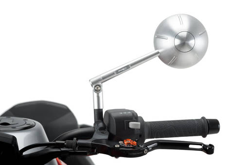 Puig Rear Mirror Mod. Retro Homolog. Left C/Anodized - Backspeglar - D261461 - 1