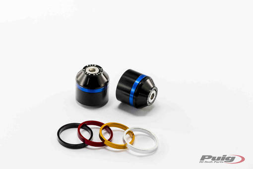 Puig Short Bar End W/Rings Bmw F800Gs C/Black - Styrtillbehör - D185011 - 1