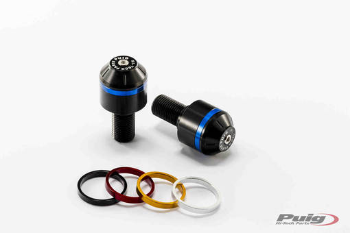 Puig Short Bar End W/Rings Mv Agusta Brutale 675 C/Blac - Styrtillbehör - D185061 - 1