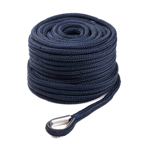 Qvarken Ankarlina Dockline med kaus 12mm 35m navy - Fendrar & Tillbehör - D405071 - 1