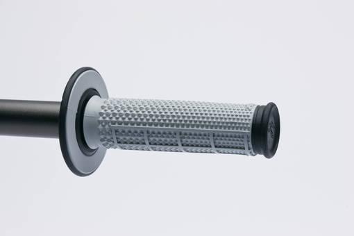 Renthal Grips Duallayer Half Waffle/TapeRöd Svart - Handtag - D430511 - 1