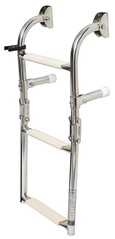 S.S transom ladder 3 steps - Stegar - D80641 - 1