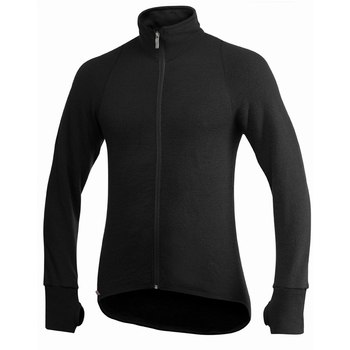 Woolpower Full zip 400 Merino Mid layer Jacka svart - Underställ & Tillbehör - D139451 - 1