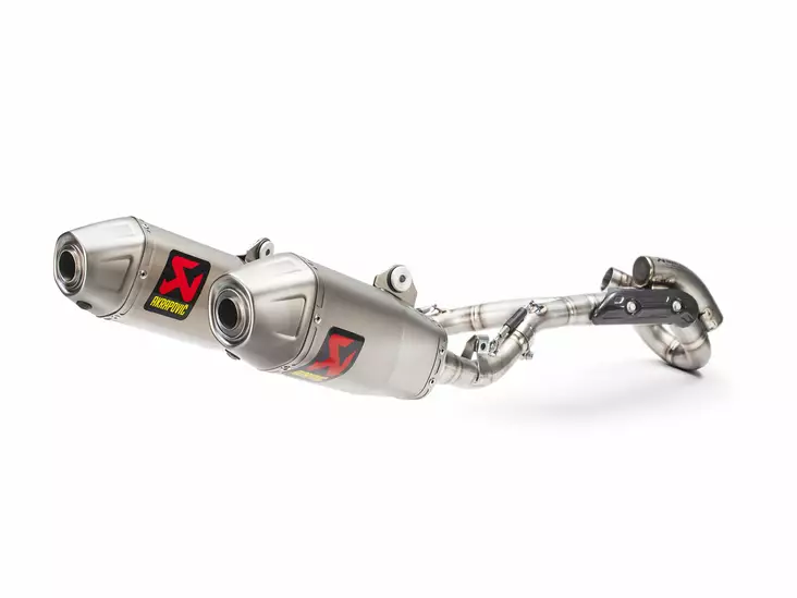 Akrapovic Evolution Line (Titanium) Honda CRF450R / 450RX 2017-2020 - Komplett avgassystem - D530601 - 1