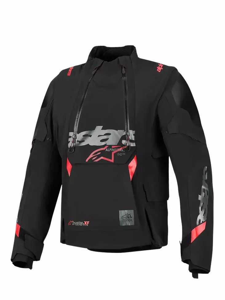 Alpinestars Jacka Halo Pro Drystar XF Laminerad Svart/Röd - Jackor Onroad - D500681 - 1