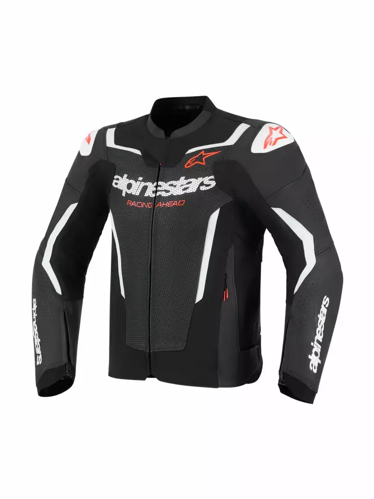 Alpinestars Skinnjacka GP Force v2 Airflow Svart/Vit - Jackor Onroad - D500671 - 1
