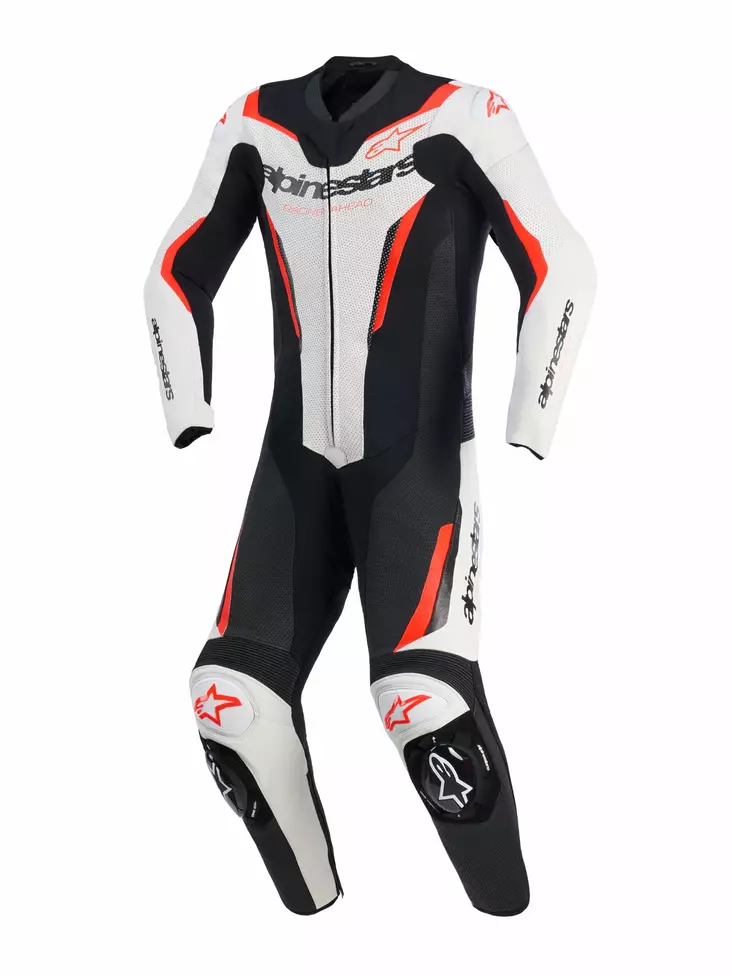 Alpinestars Skinnställ 1PCS GP Force V2 Svart/Vit/Röd Fluo - Skinnställ - D509461 - 1