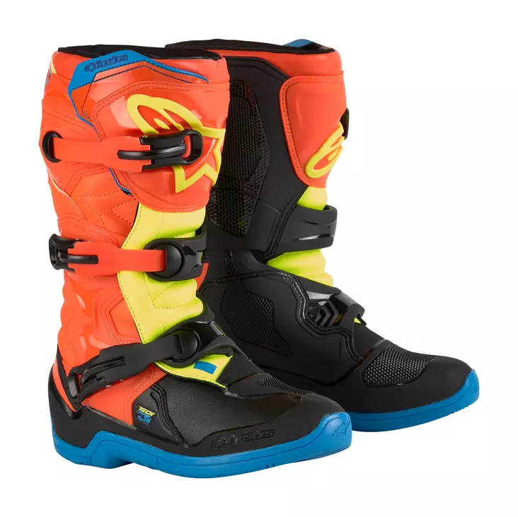 Alpinestars Stövlar Tech 3s Junior Orange/Blå - Stövlar Offroad - D452141 - 1