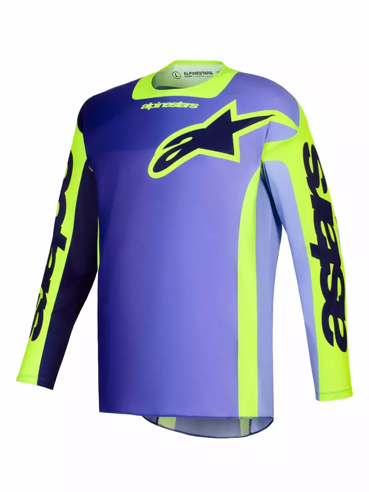 Alpinestars Tröja Racer Portl Lila/Fluo Gul - Tröjor Offroad - D493041 - 1