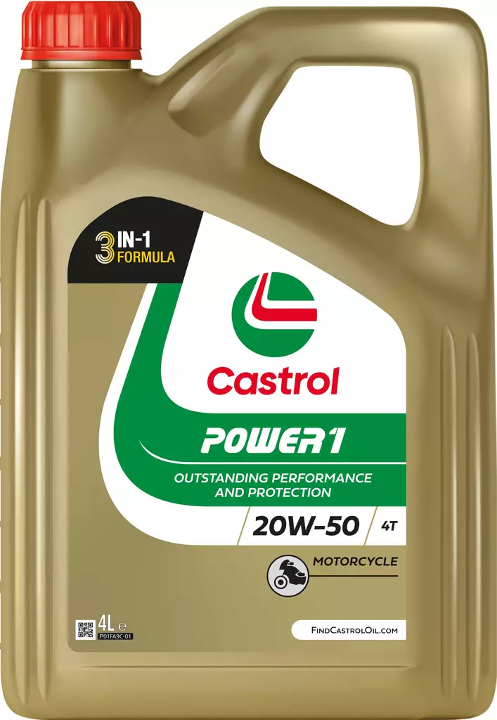 Castrol Power1 4T 20W-50 4L (4) - Fyrtaktsolja - D522371 - 1