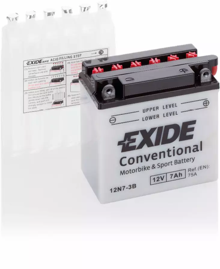 Exide batteri 12N7-3B - Batteri & Laddning - D528801 - 1
