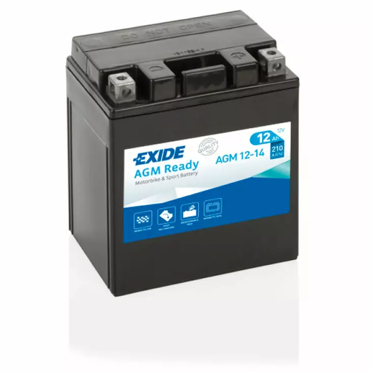 Exide batteri AGM12-14 - Batteri & Laddning - D528761 - 1