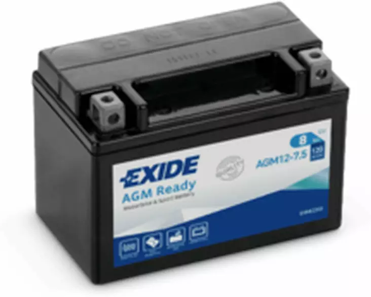 Exide batteri AGM12-7.5 - Batteri & Laddning - D528751 - 1