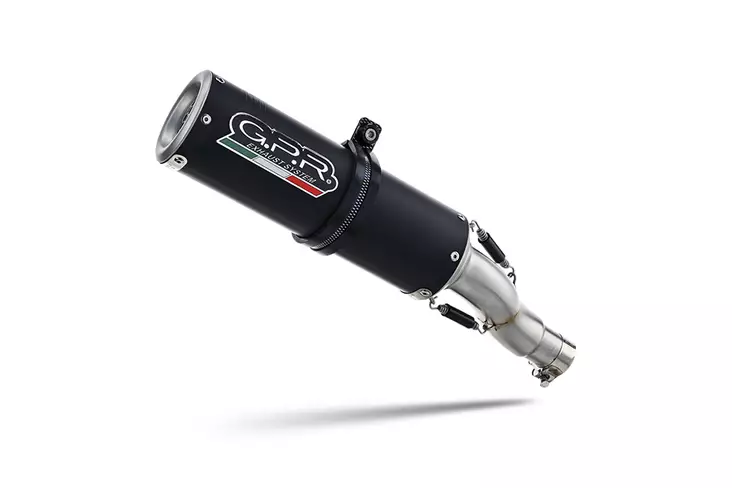 GPR KawasakiVulcan 650 S 2017/2020 e4 M3 BLACK TITANIUM FS - Komplett avgassystem - D498621 - 1