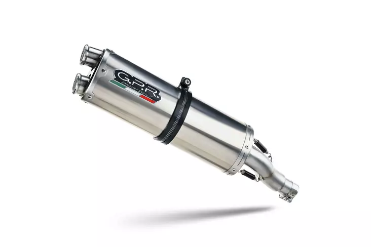 GPR YamahaT-Max 560 2022/2024 e5 DUAL INOX FS - Komplett avgassystem - D500271 - 1
