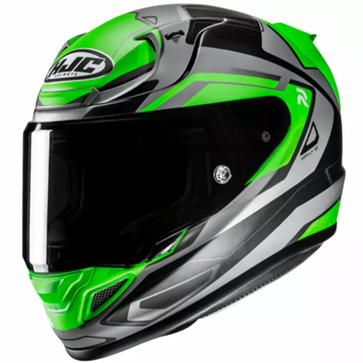 HJC Hjälm RPHA 12 Brels Fluo Grön/Grå MC5HSF - Skoterhjälmar - D484601 - 1