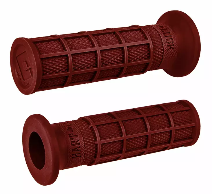 ODI Street V-Twin HART-LUCK Full-Waffle Grip Dark Red - Handtag - D490471 - 1