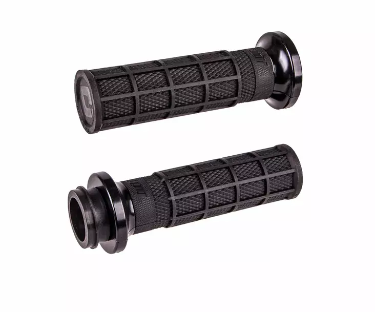 ODI Street V-TWIN Lock-On HART-LUCK Full-Waffle BLACK/Black/black - Handtag - D490481 - 1