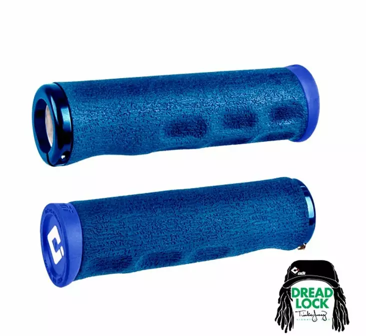 ODI Tinker Juarez-Dread Lock E-MTB Grip 130mm Blue/Blue - Handtag - D490521 - 1