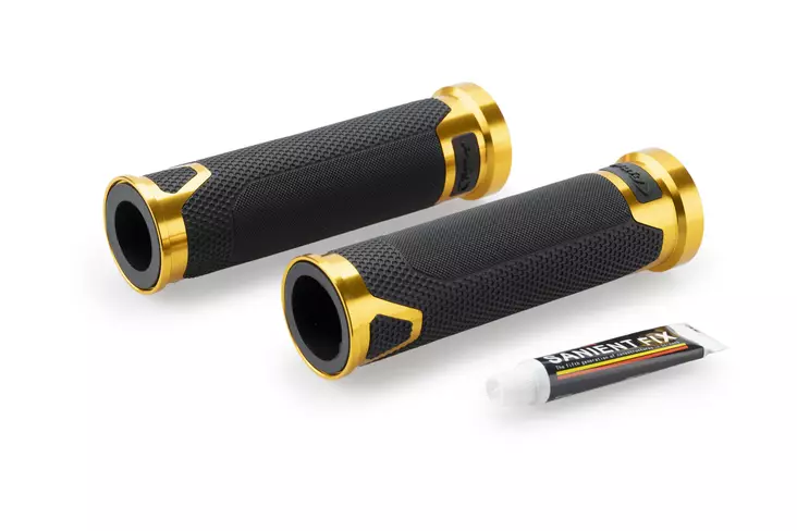 Puig Grips By Pair Puig Hi-Tech Revving 123Mm C/Gold - Handtag - D520301 - 1