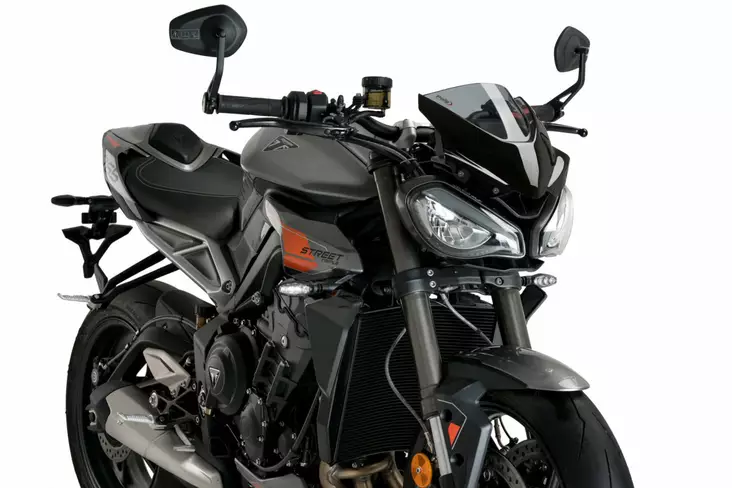 Puig Windshield New Generation Sport Triumph Street Triple - Smoke - Vindskydd - D506921 - 1